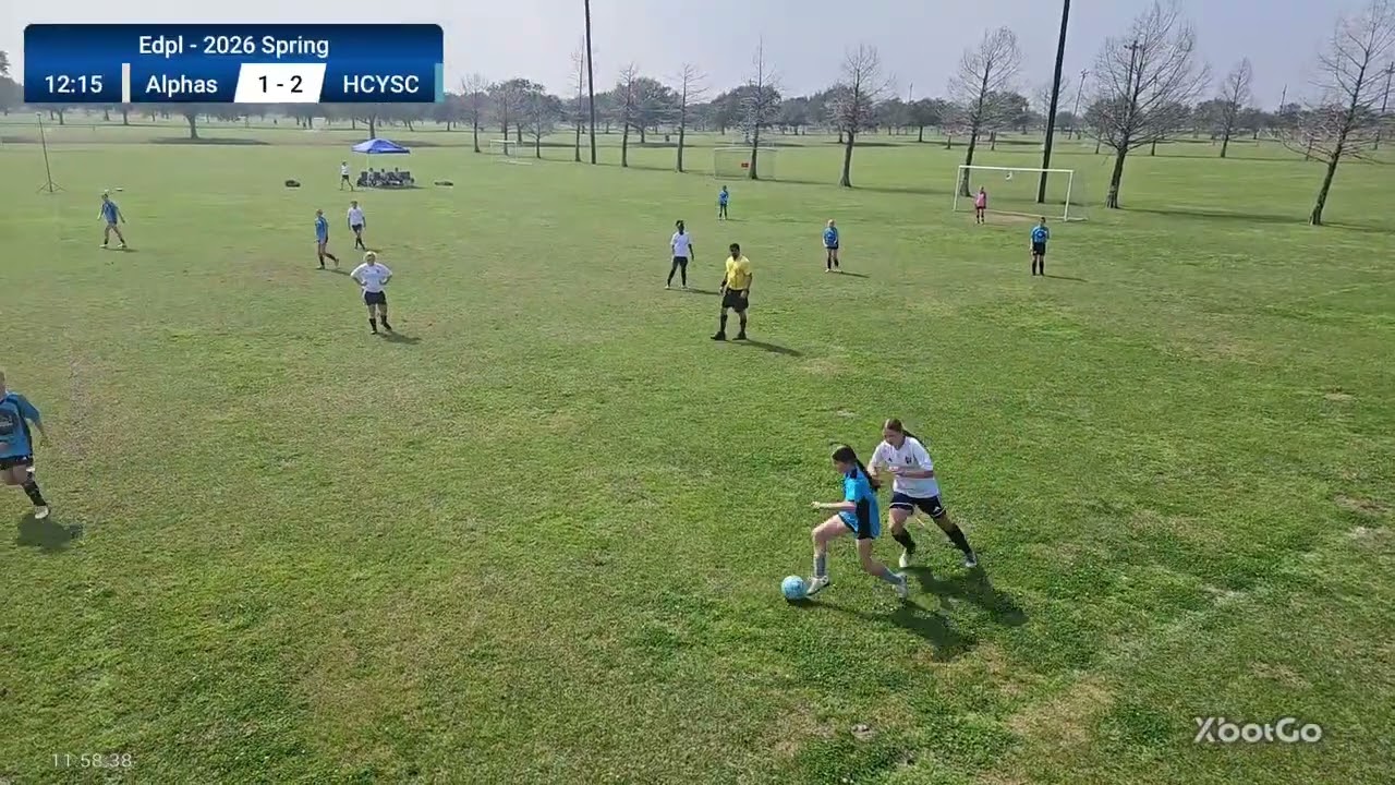 2/21/2026 - BYSC Elite 2014G Alphas VS HCYSC U12G - 2nd Half