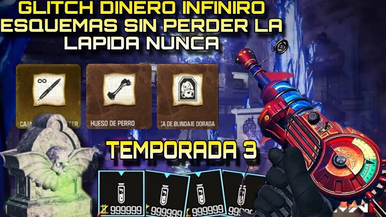 METODO GLITCH LÁPIDA SOLO TEMPORADA 3 DINERO INFINITO DUPLICAR ITEMS MW3 Zombies (MWZ)