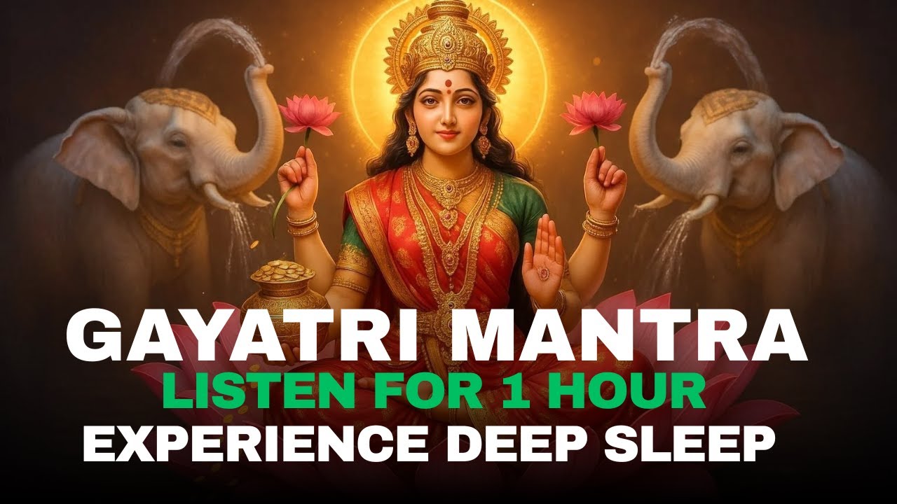 🔴 Gayatri Mantra for Deep Sleep | Listen Before Bed to Calm the Mind & Soul.