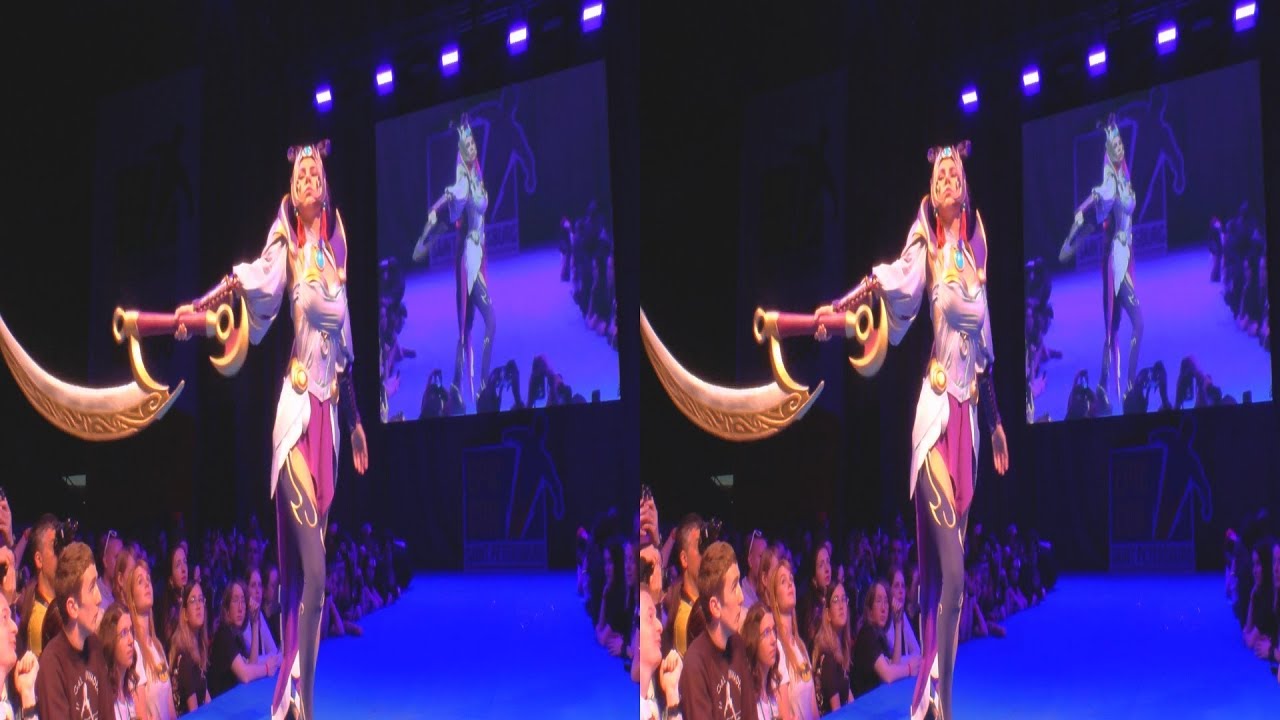 (3D) Cosplay Lunar goddess Diana Joke /Ready or not, here I come/Epic Con Saint Petersburg 2018/