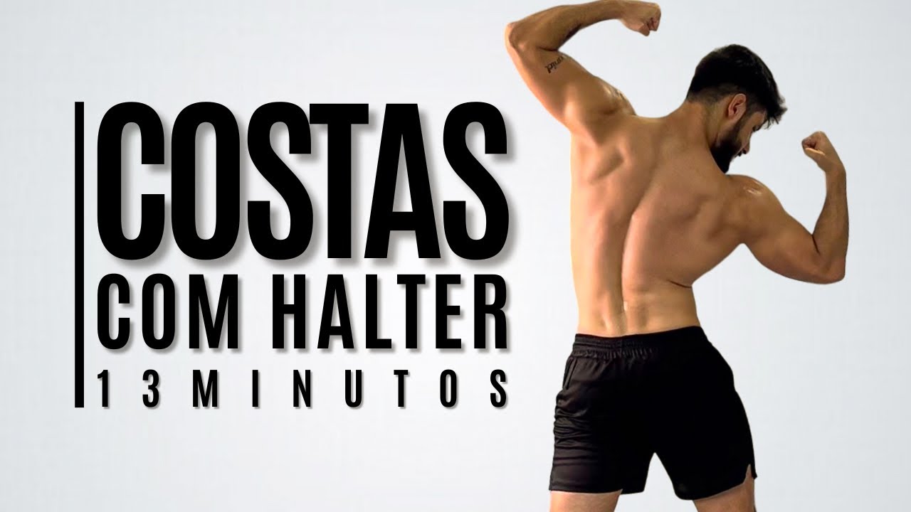 Treino HIIT para detalhar as costas em casa! (Use Pesos ou garrafas) em casa