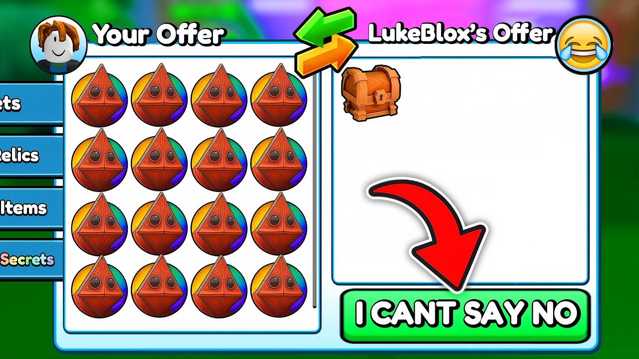 Trading Secret Brainrots BUT I CAN'T SAY NO...
