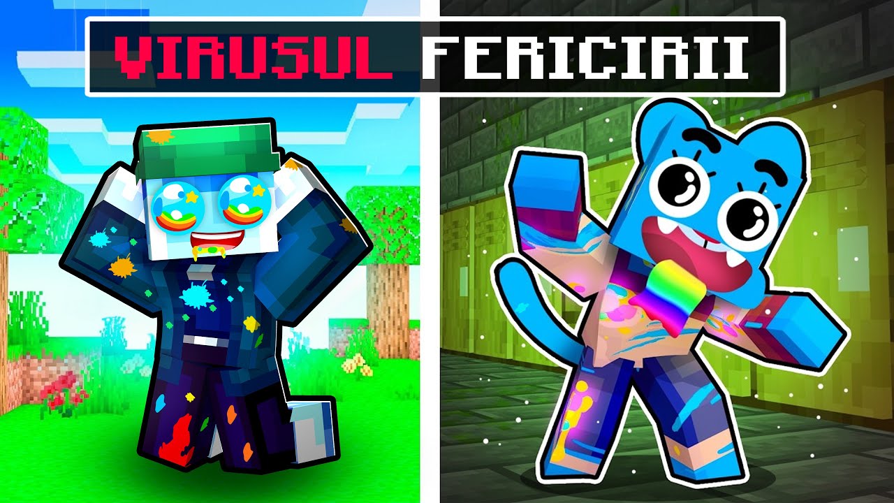 INFECTAT cu *VIRUSUL FERICIRII* AL LUI GUMBALL pe Minecraft!
