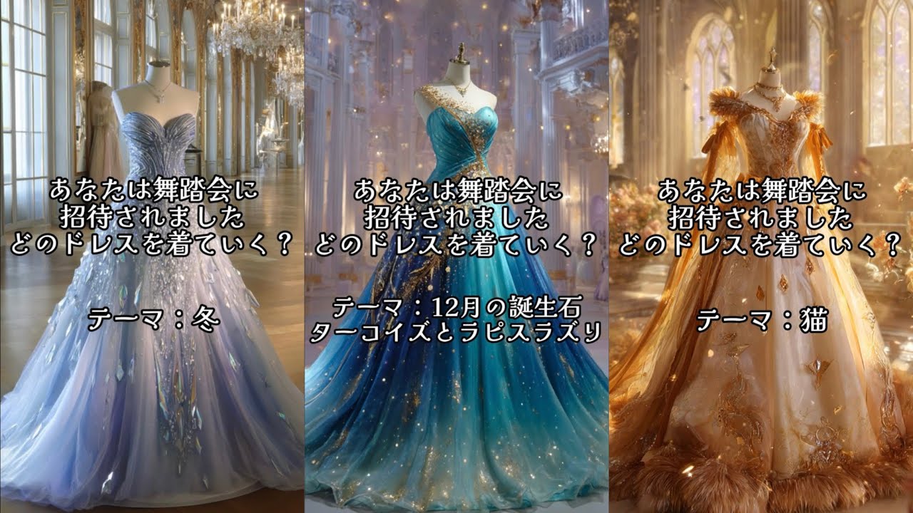 12月のドレスまとめ・前半👗💖おまけ付き🤭