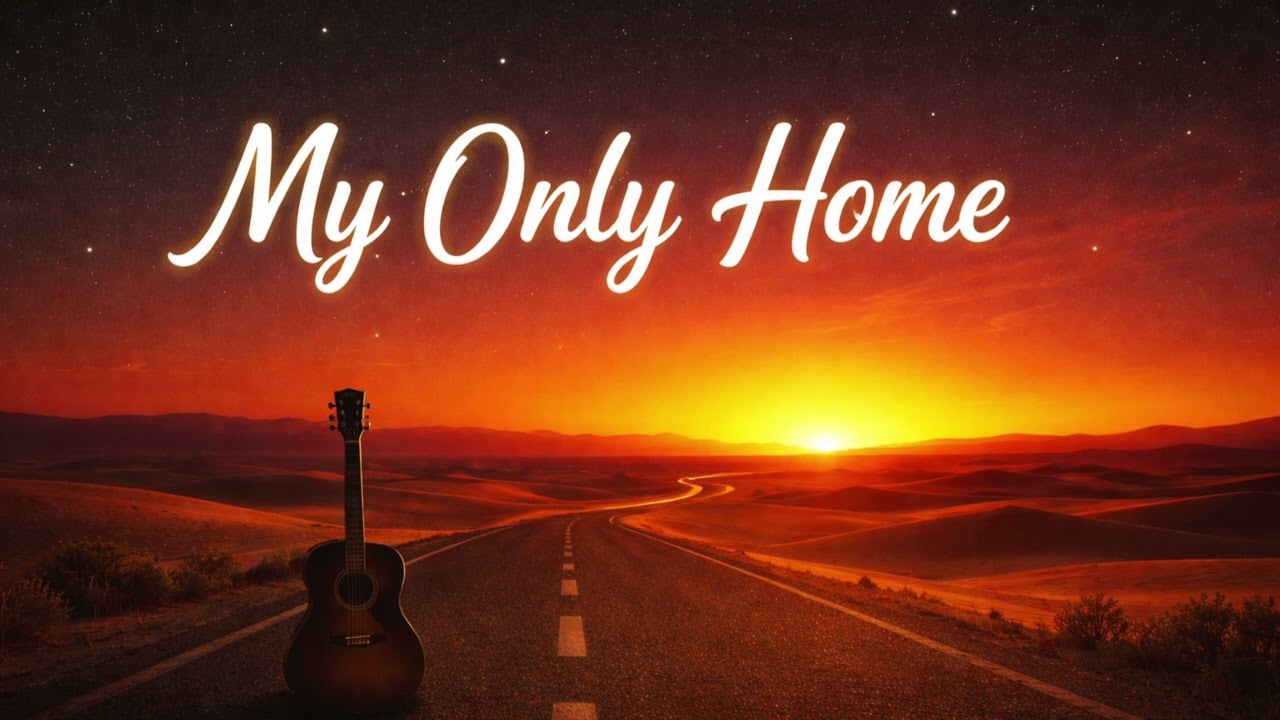 My Only Home | Desert Blues Night Drive 🌌 | Emotional Guitar Instrumental