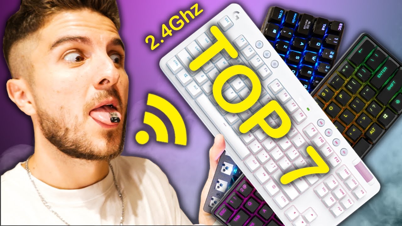🥇 TOP 7 TECLADOS INALÁMBRICOS GAMING de 2023 para PC, PS5 y XBOX ⚡️