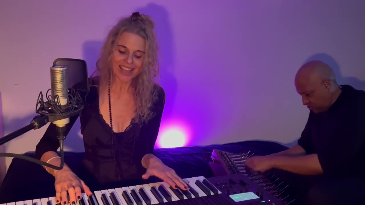 “Golden Lotus” unplugged jazzy ambient song with soprano saxophone and array mbira. World music