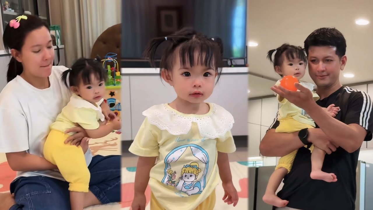 แสนดีเล่นกับลุงศรน่ารักมาก เล่นบอล เดินตามลุงตลอดเลย #แสนดี #เปาวลี #เอิร์ธ 