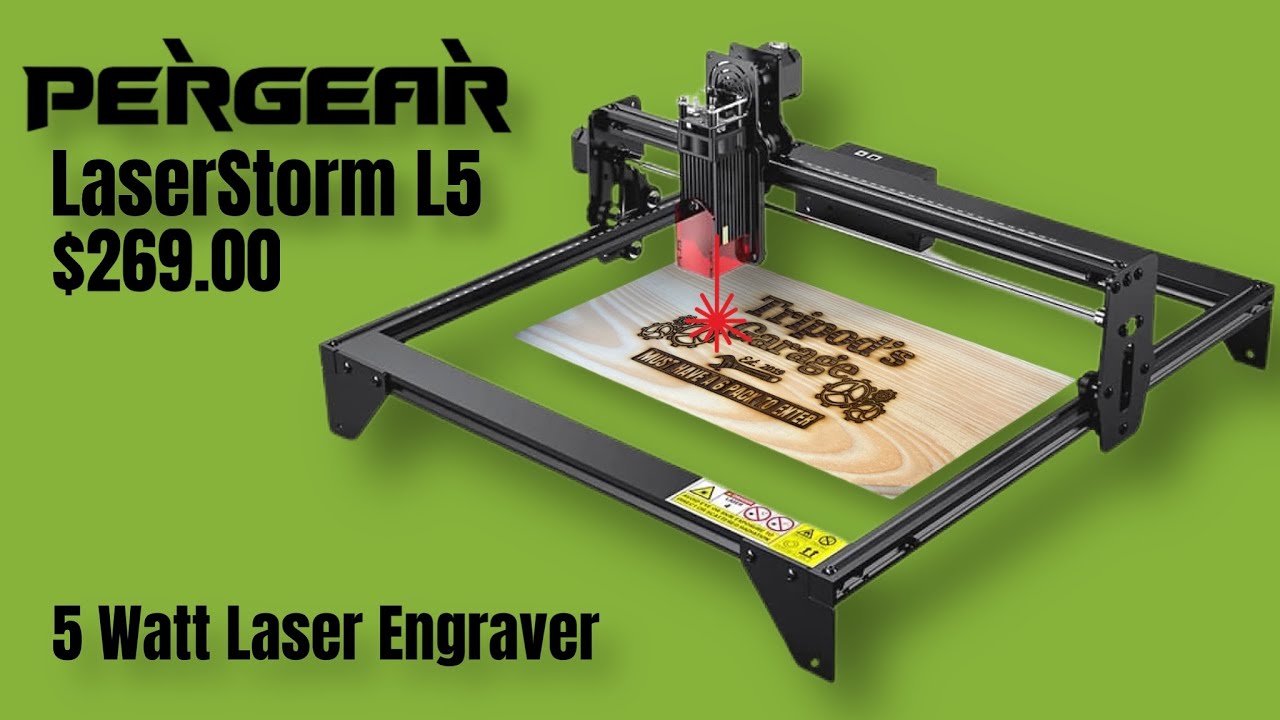 PERGEAR LASERSTORM L5  - 5W Budget Laser Engraver