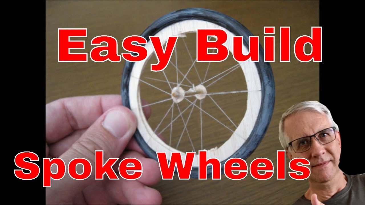 Easy Build Spoke Wheels for RC Model Airplanes