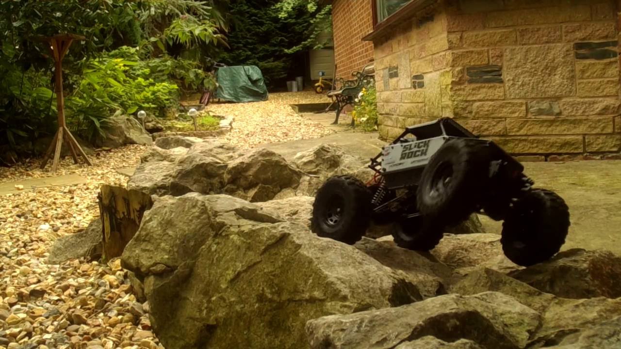 vaterra slick rock crawling test