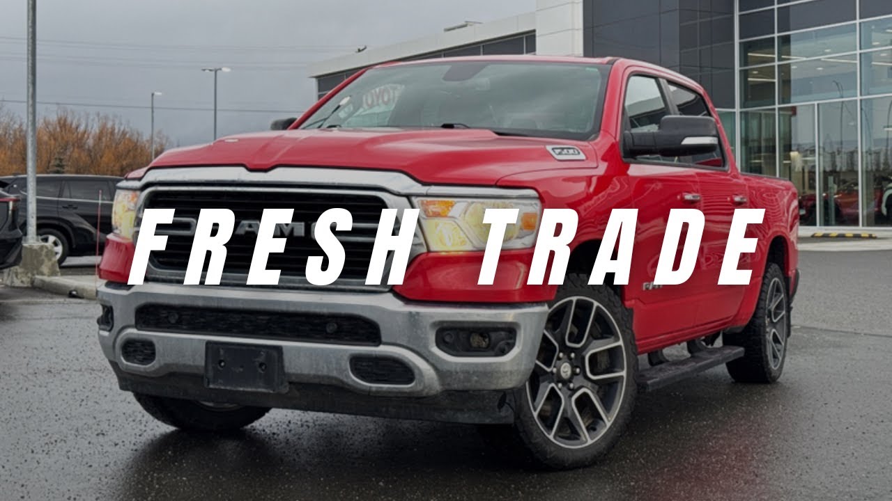FRESH TRADE -  2019 RAM 1500 BIG HORN - CRANBROOK TOYOTA