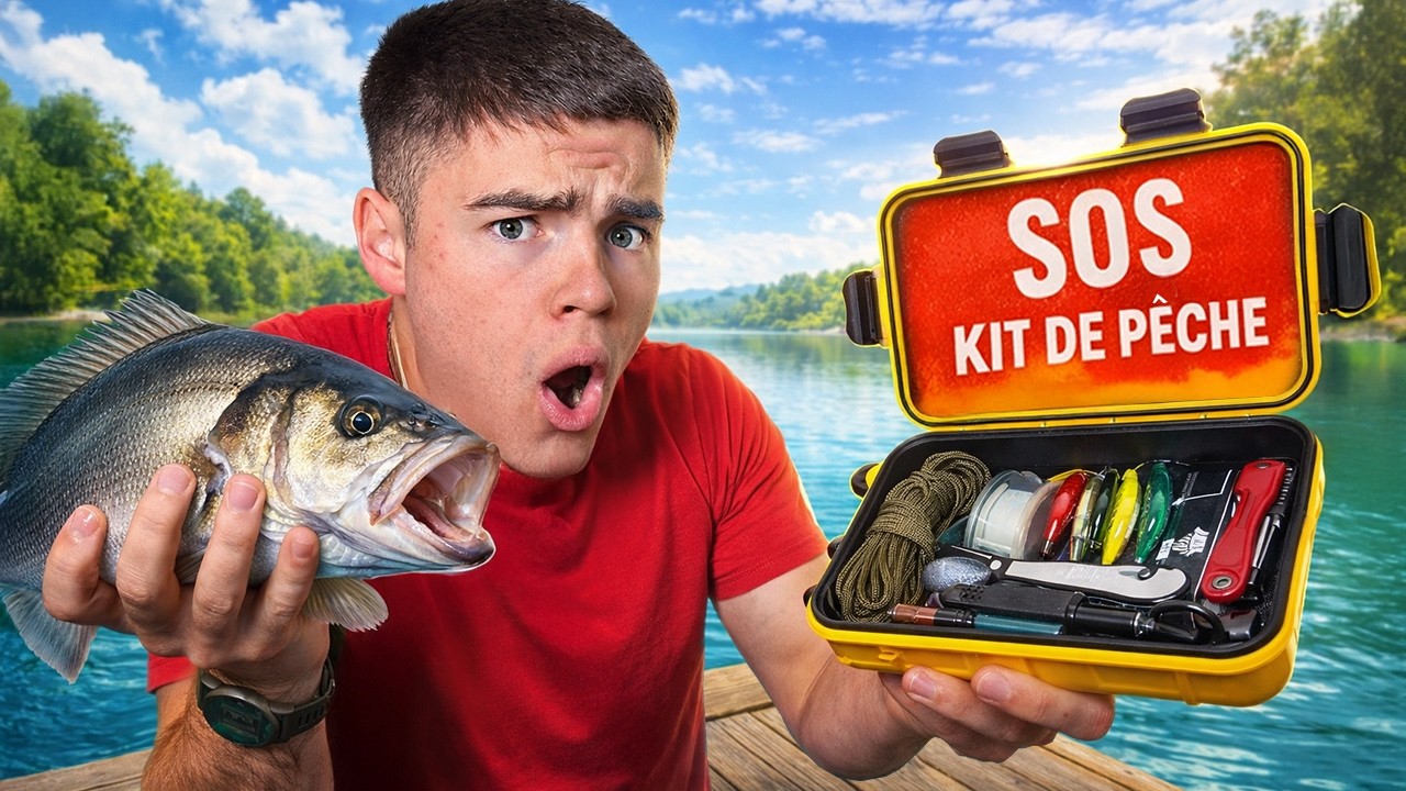 JE MANGE UNIQUEMENT CE QUE JE PÊCHE AVEC UN KIT DE SURVIE !