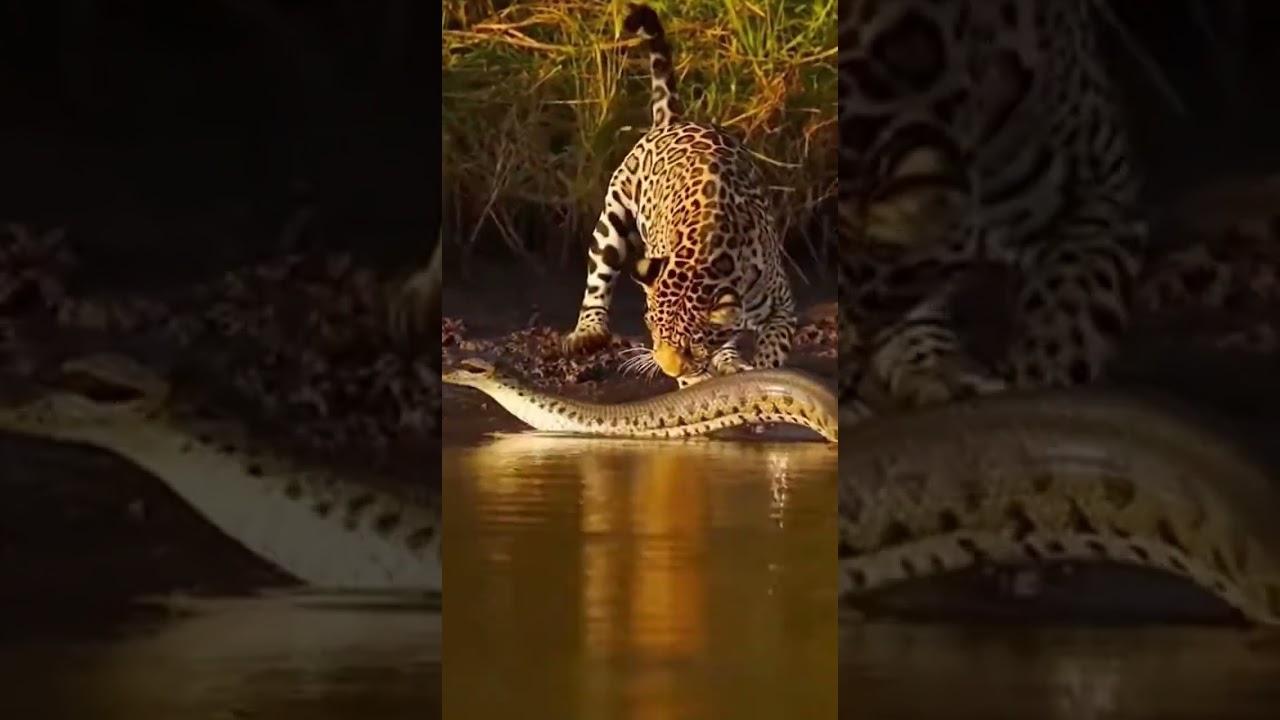 Too Big to Mess With 😳 Jaguar vs Giant Epic Wildlife Clash 