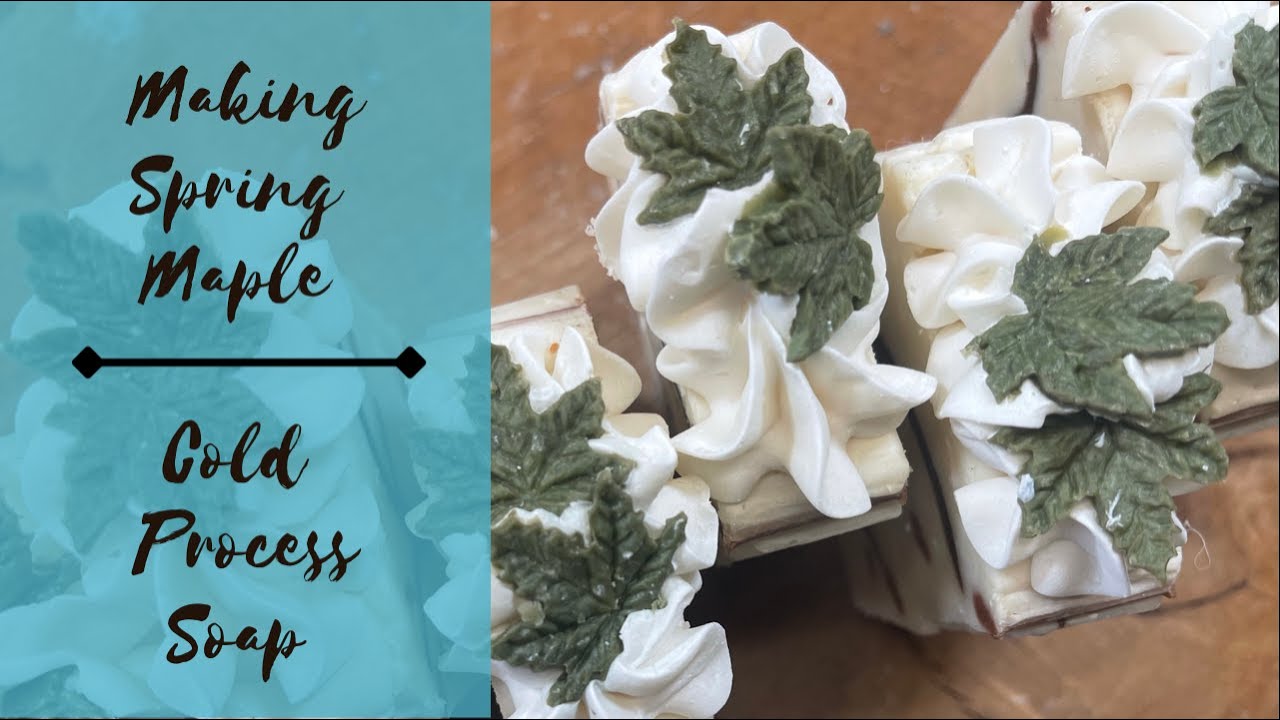 Spring Maple | Cold Process Soap | Soap Dough | Piped Soap | All natural soap | Spring Soap