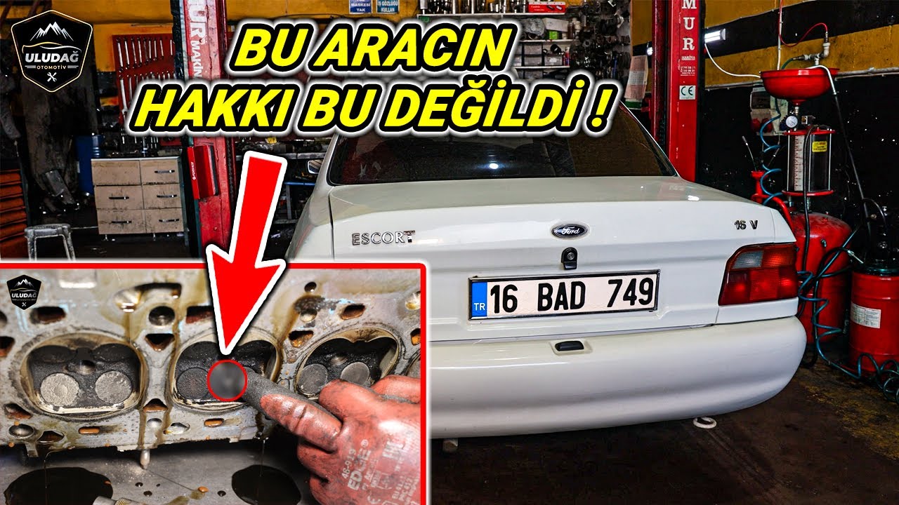 MOTOR REKTEFİYE İSTEYEN ARACA SEGMAN ATTIK ! (Ford Escort 1.6 Motor Silindir Kapak Conta Değişimi)