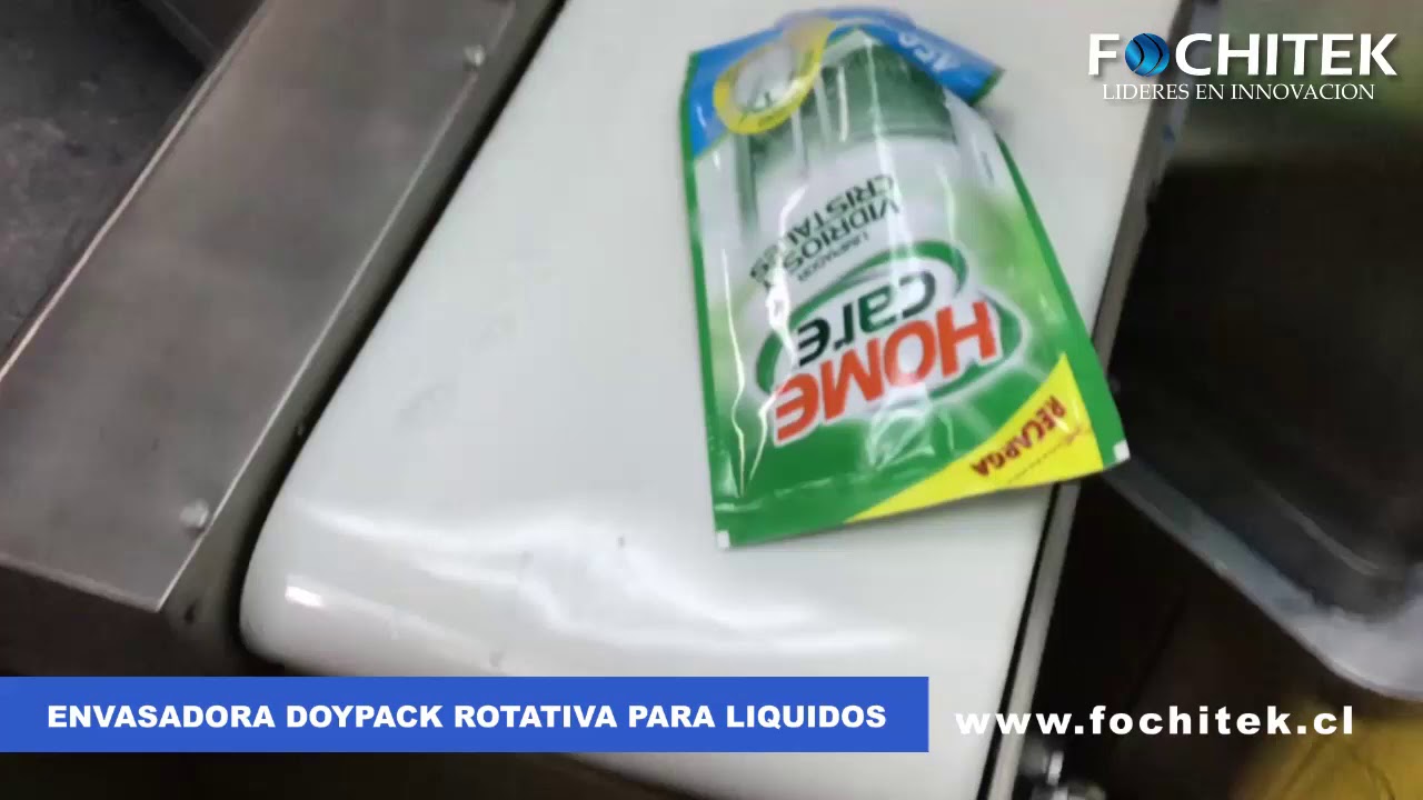 ENVASADORA DOYPACK ROTATIVA PARA LIQUIDOS