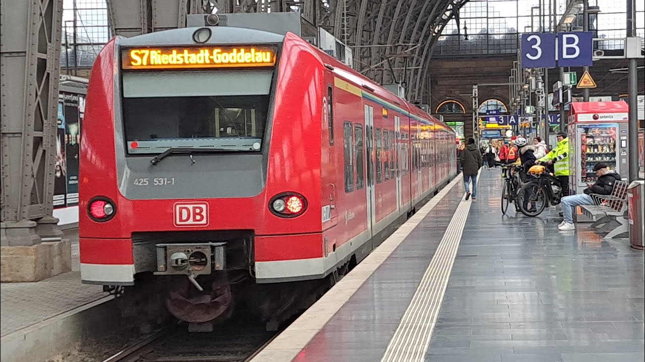 Br 425 031 Mitfahrt S7  BahnstreckeFrankfurt(Main)Hbf–Riedstadt Goddelau die S-Bahn Rhein Main 👍🤩