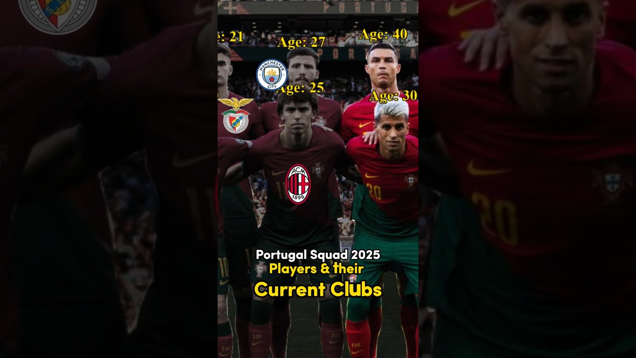 Portugal Squad 2025: Players and Their Current Clubs