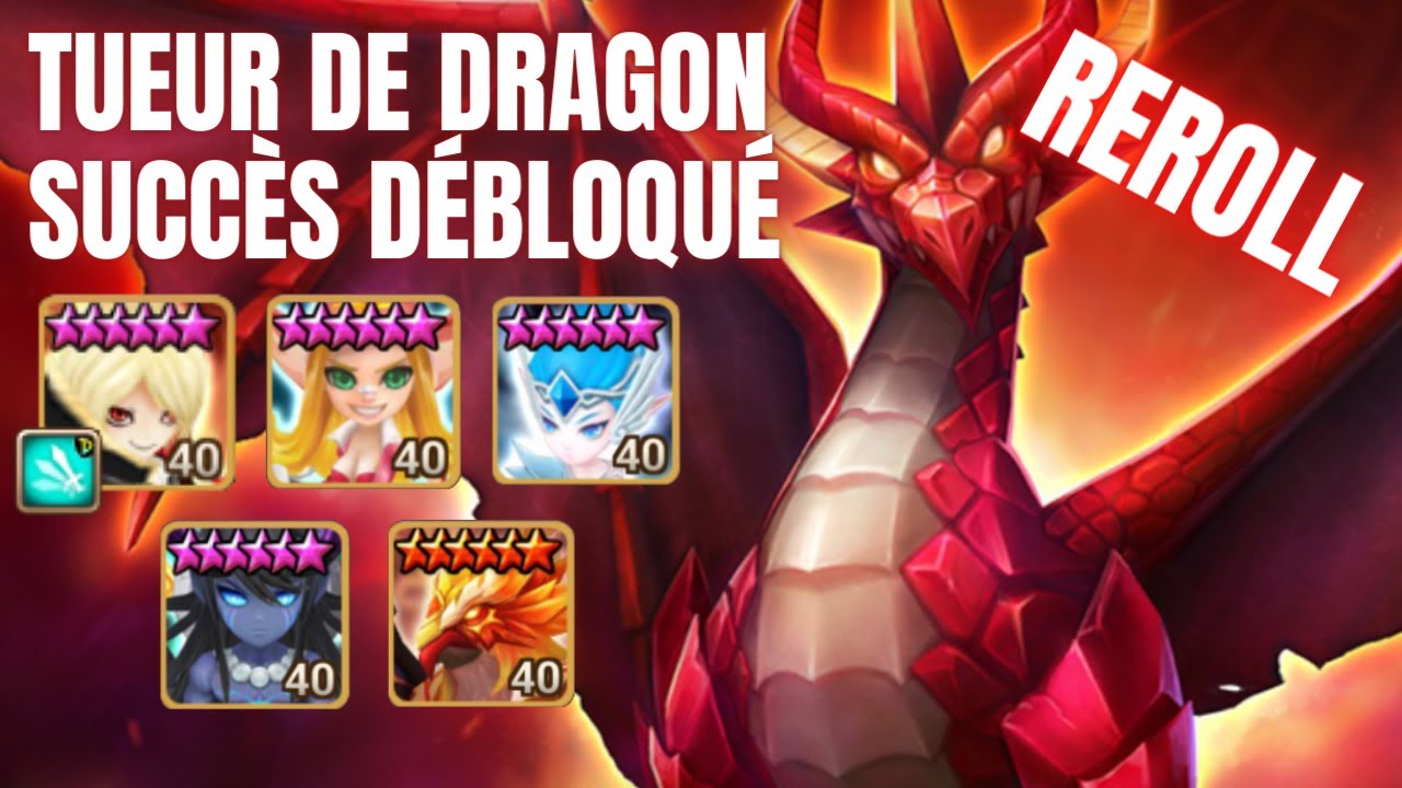 J'ai passé le Dragon 12 sur le Reroll (+annonce à la fin) ! Summoners war