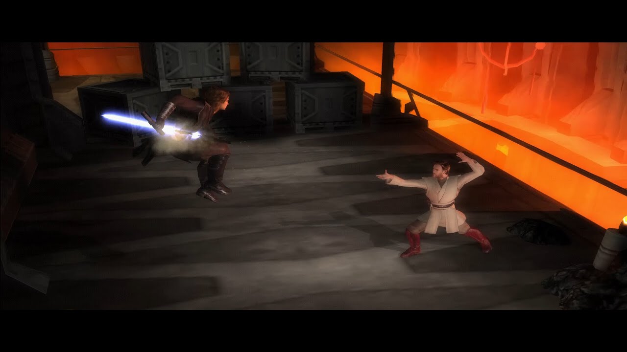 Прохождение игры Revenge of the Sith на PS2 — все добивания и захваты.