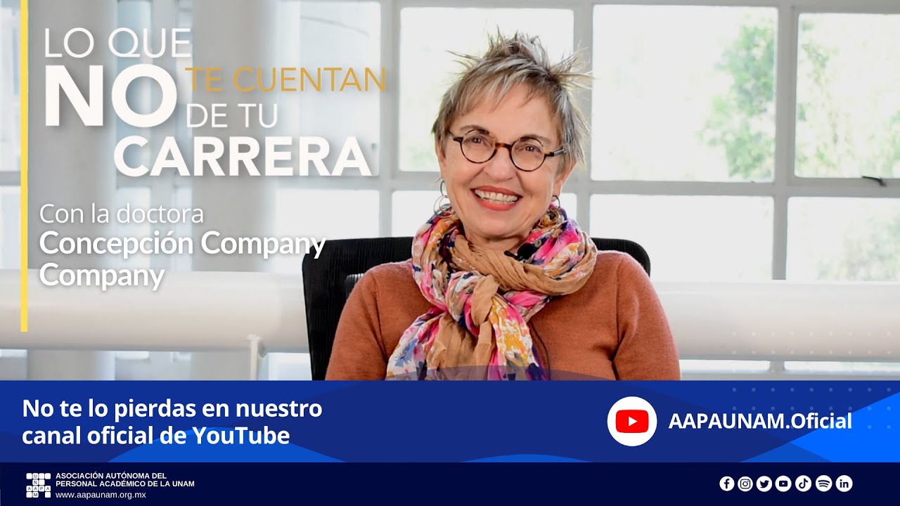 Dra. Concepción Company Company - Lo que no te cuentan de tu carrera