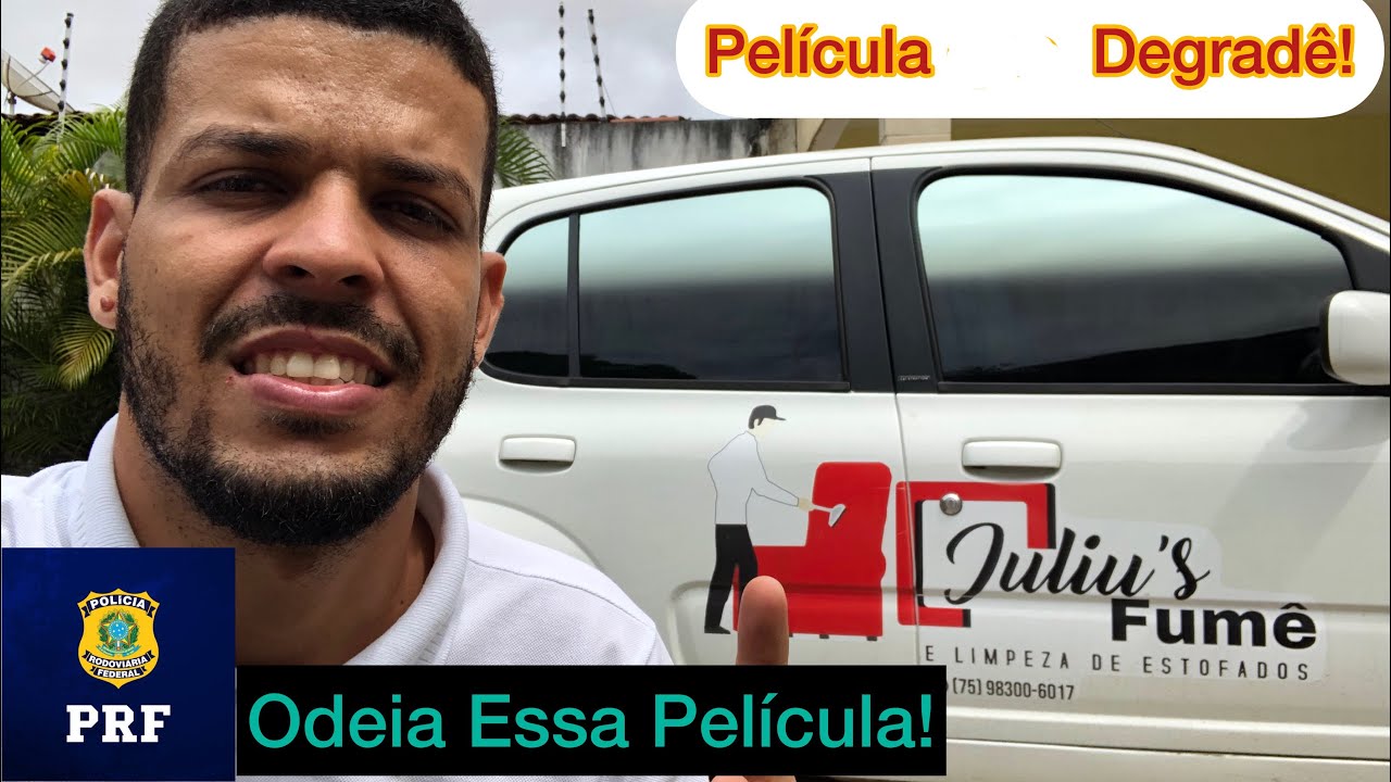 Como colocar Película Degradê no carro, PRF odeia essa película! #envelopamentos #explore