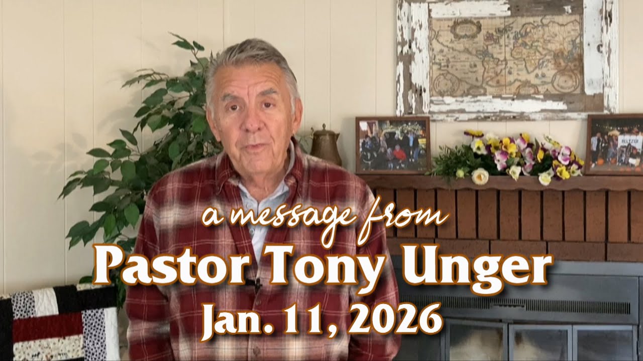 Tony Unger Message 