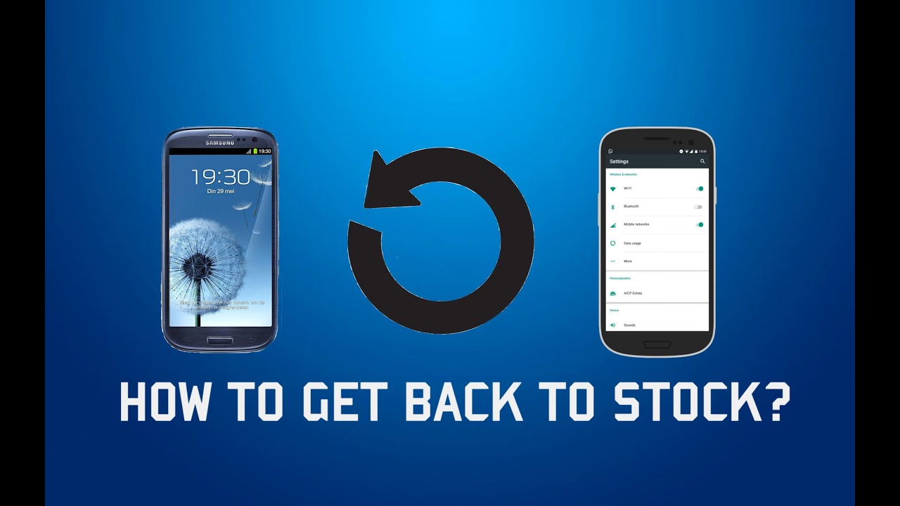 Samsung Galaxy S3 | How to flash stock Firmware |