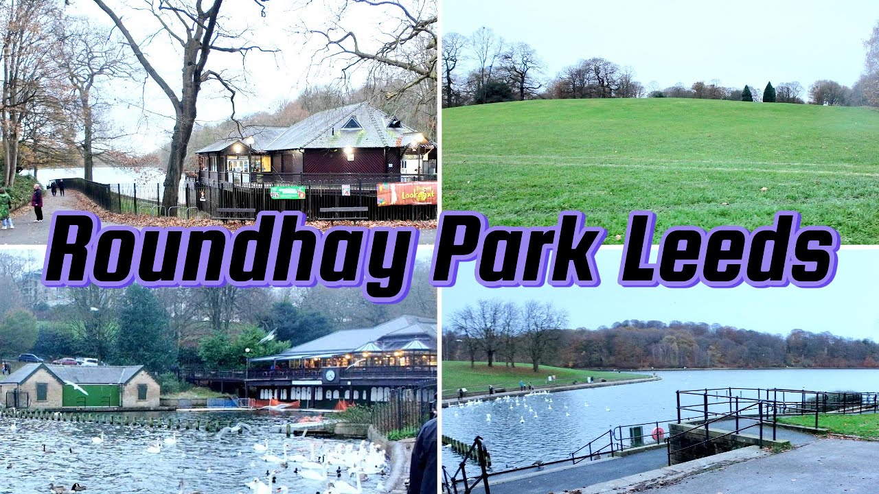 Roundhay Park Leeds England UK | Beautiful Scenic Tour around lake Natural Habitat & Lush Greenery