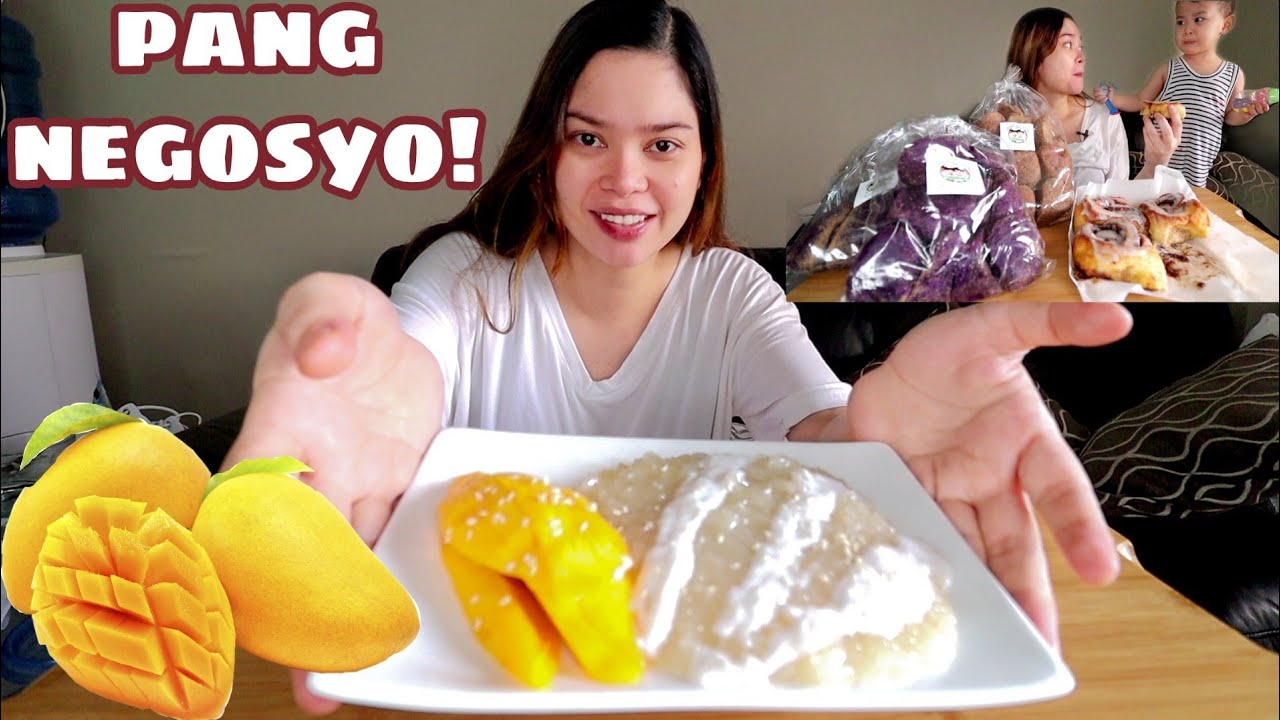MANGO STICKY RICE COOKBANG + UBE MACAPUNO,UBE PANDESAL , CHOCO PANDESAL AND CINNAMON ROLL TASTE TEST