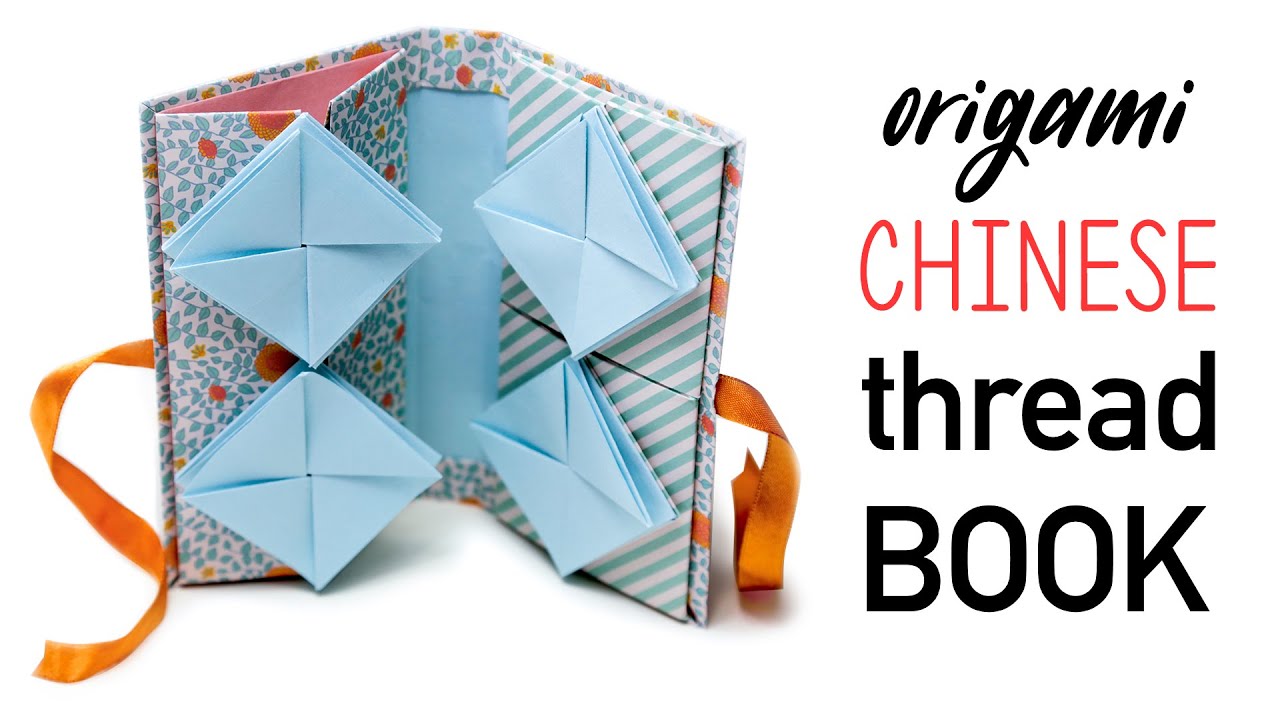 Origami Chinese Thread Book Tutorial - DIY - Paper Kawaii