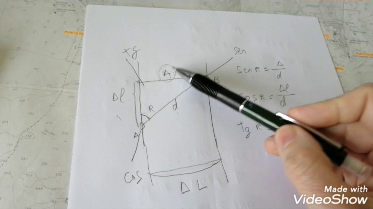 Loxodromica explicación y ejercicio 1