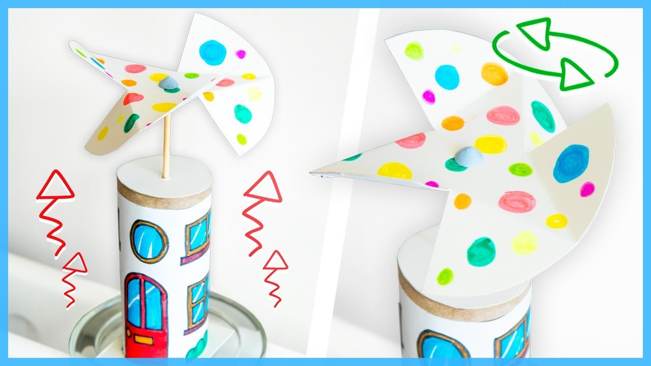 Make a Convection Heat Powered Windmill - Fun Kids Science Experiments