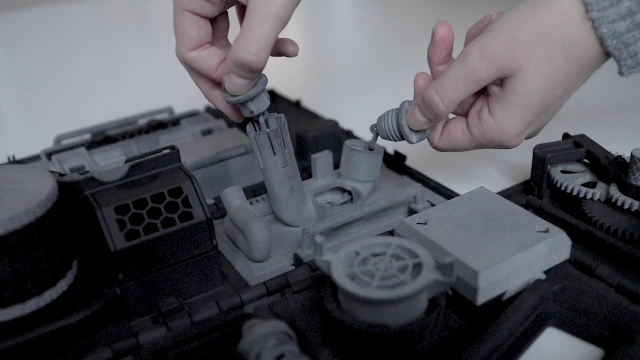 HP Multi Jet Fusion 3D Printed Box of Tricks.