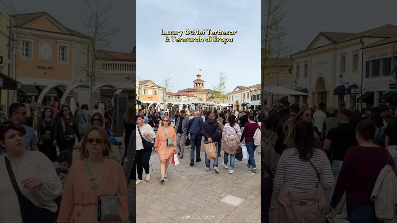 LUXURY OUTLET TERMURAH & TERBESAR DI EROPA? Serravalle Designer Outlet Milan
