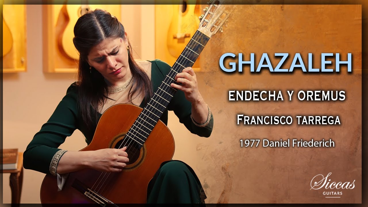 Ghazaleh Shahparrad plays Endecha y Oremus by Francisco Tarrega on a 1977 Daniel Friederich