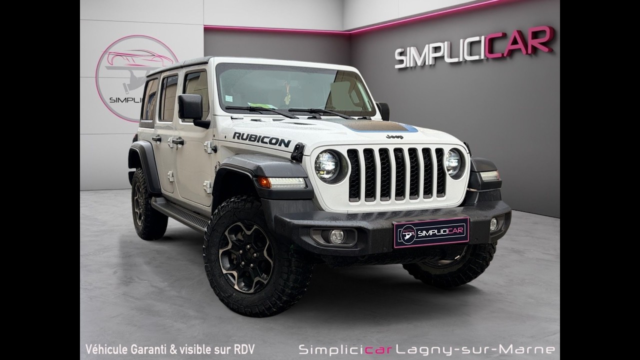JEEP Wrangler Unlimited 4xe 2.0 l T 380 ch PHEV 4x4 BVA8 Rubicon