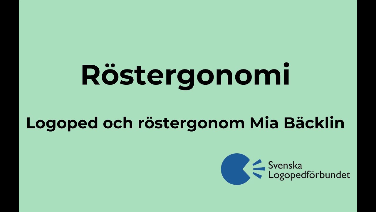 Röstergonomi