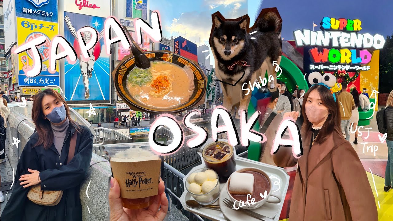 JAPAN VLOG Ep1 | Going to Osaka 🇯🇵 for the FIRST TIME! Dotonbori, Universal Studio Japan, TeamLab