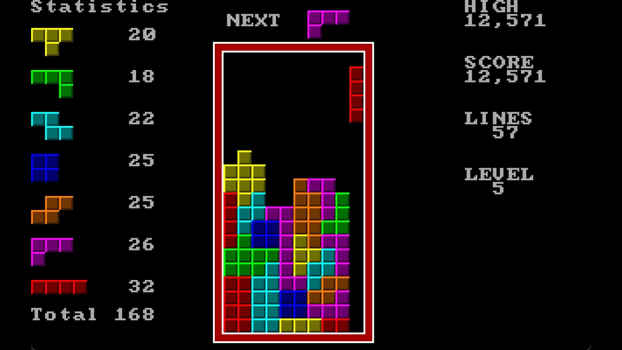 Tetris (1999, DOS) [Shayne Co]