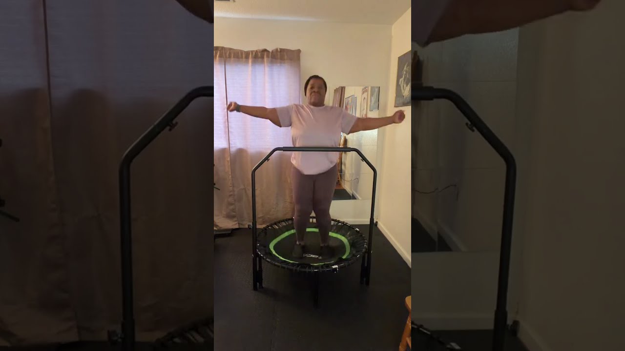 Day 19 rebounding plus Calisthenics challenge