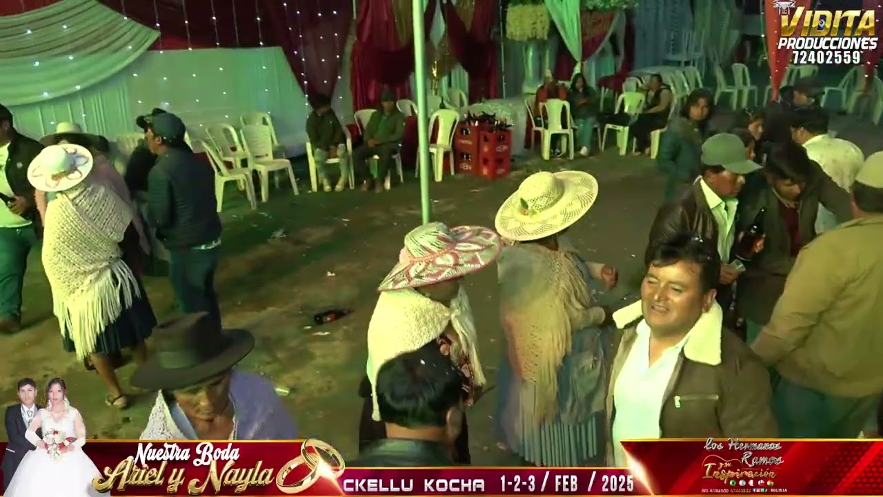 Renzo Muñoz y los Hermanos Azurduy en Vivo BODA DE ARIEL Y NAYLA CKELLU KOCHA FEBRERO 2025