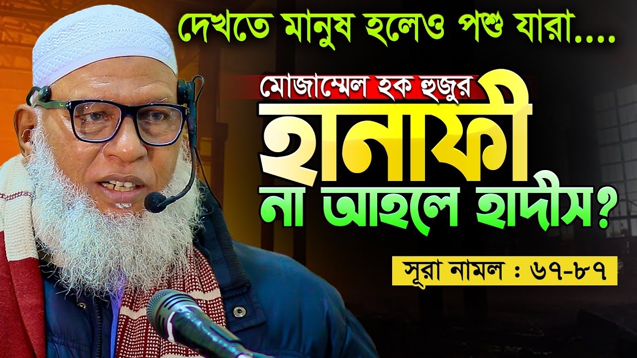 ফেতনায় জর্জরিত শেষ জামানায় পথ চলবো কিভাবে? অসাধারণ তাফসীর || Mau. Mozammel Haque New Waz