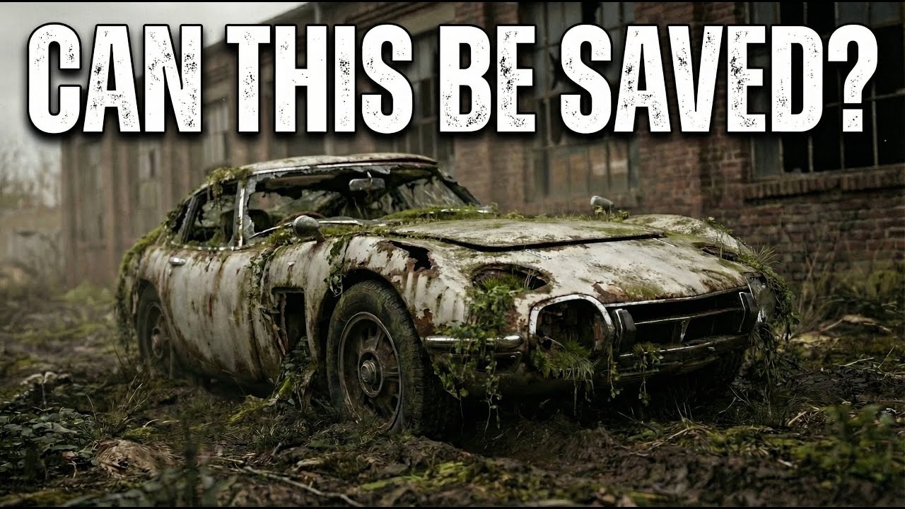 Toyota 2000GT Found in Ruins | car restoration videos Abandoned Supercar Restoration