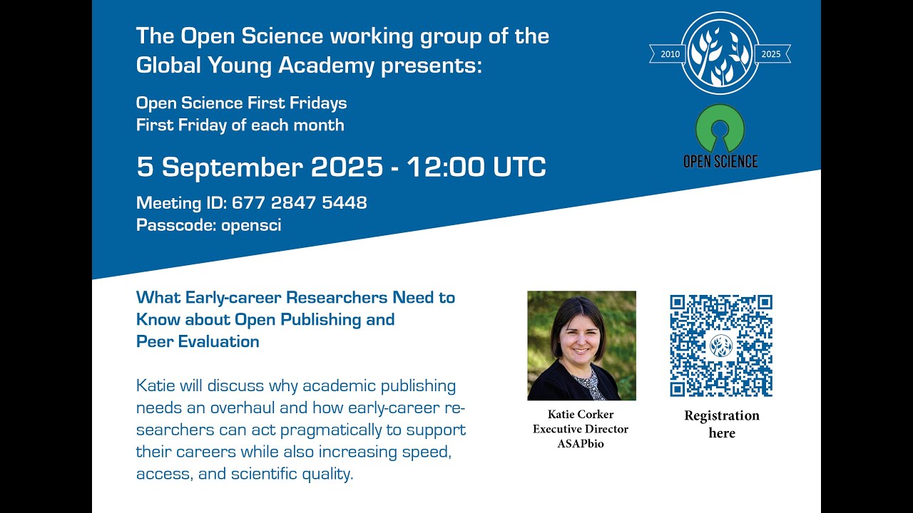 GYA Open Science First Fridays 5 September