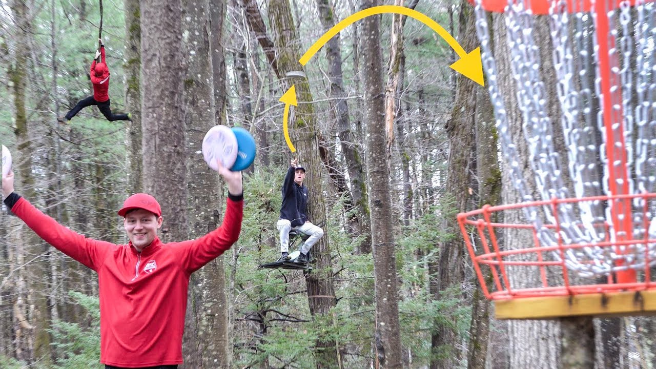 PLAYING A NEW PRIVATE DISC GOLF COURSE!! Vlogmas Day 3