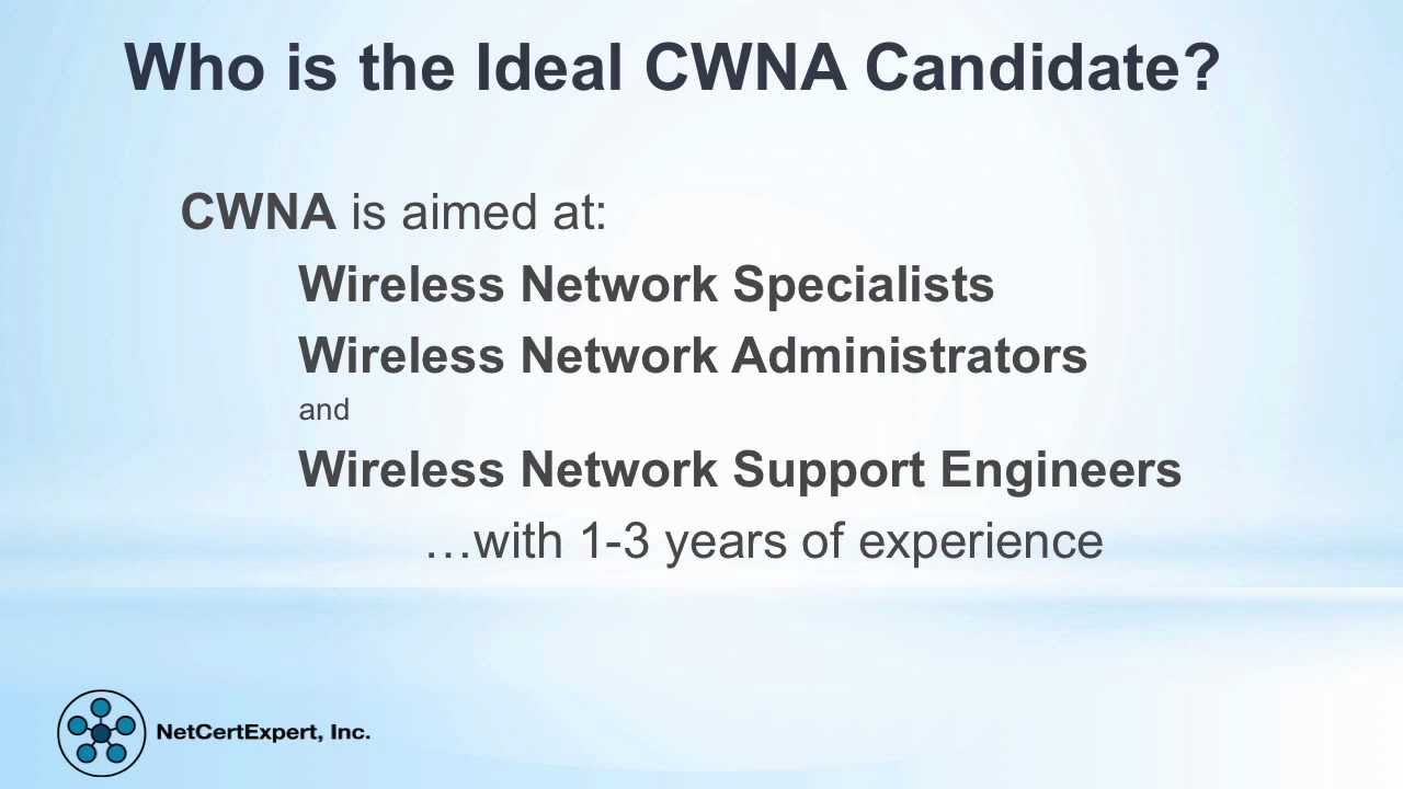 CWNA - Certified Wireless Network Administrator