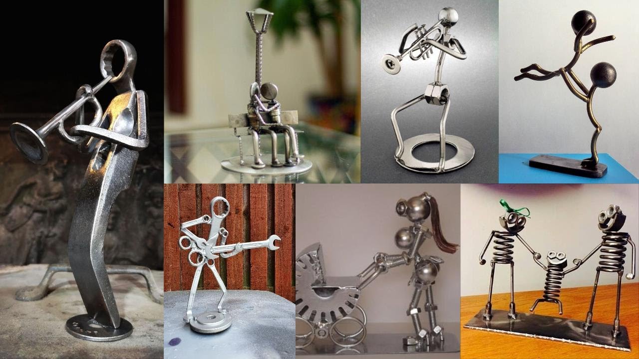 Idei Arta Fier Vechi-Sculpturi Umane din Fier Vechi