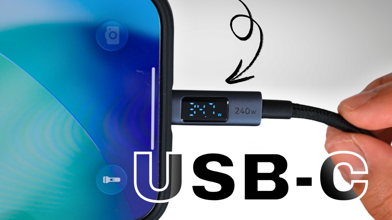 Мощность 240 Вт и светодиодный дисплей - кабель для быстрой зарядки UGREEN USB-C